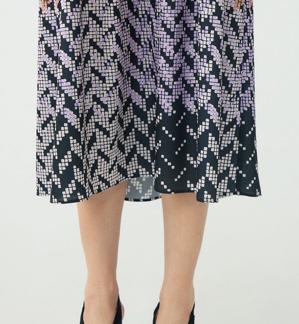 Ballsey「プリズムプリント ウエストギャザーワンピース」|ワンピース|