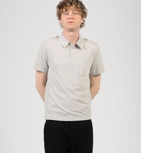 JAMES PERSE「コットンリネン ポロシャツ MCBJ3749」|ポロシャツ|