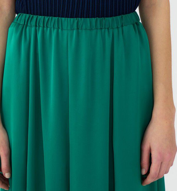 Ballsey「ライトウェイトサテン マーメイドスカート」|フレア|