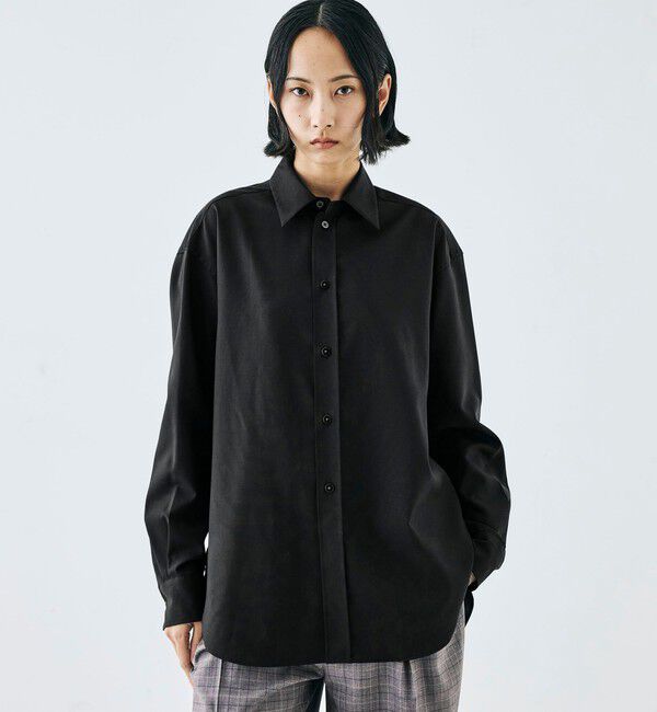 Edition「Super120'sウォッシャブルウール リラックスシャツ」|シャツ・ブラウス|