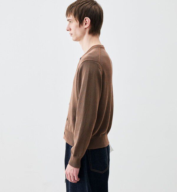 Edition「コットンナイロン シャンブレーニットカーディガン」|カーディガン|