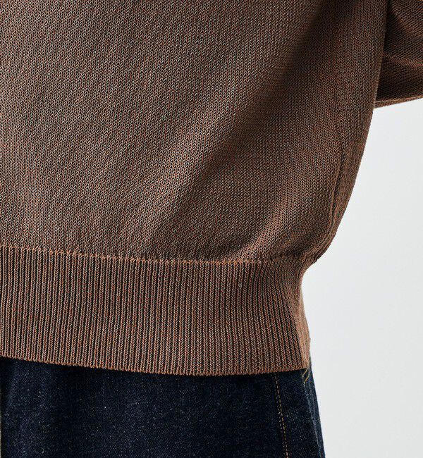 Edition「コットンナイロン シャンブレーニットカーディガン」|カーディガン|