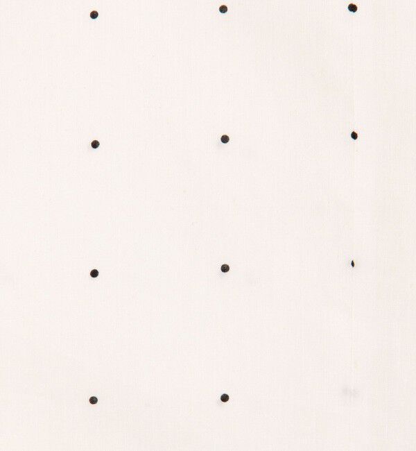 DES PRES「【WEB先行予約】アライメントドットプリント ギャザーペプラムブラウス」|シャツ・ブラウス|