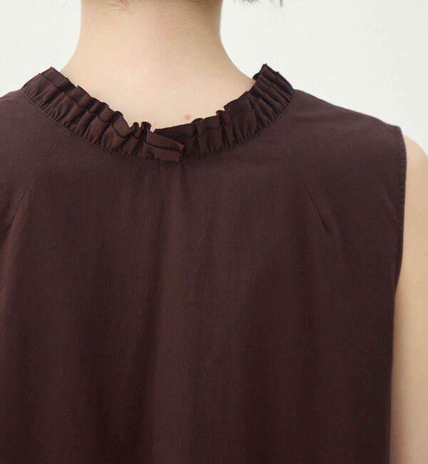 MACPHEE「【WEB先行予約】コットンタイプライター ノースリーブマキシワンピース」|ワンピース|