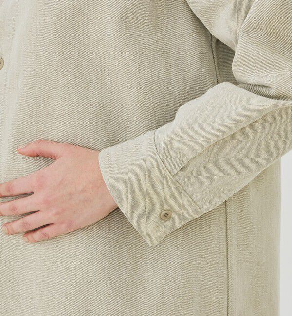 GALERIE VIE「ダストフェードツイル オーバーサイズドシャツ」|シャツ・ブラウス|