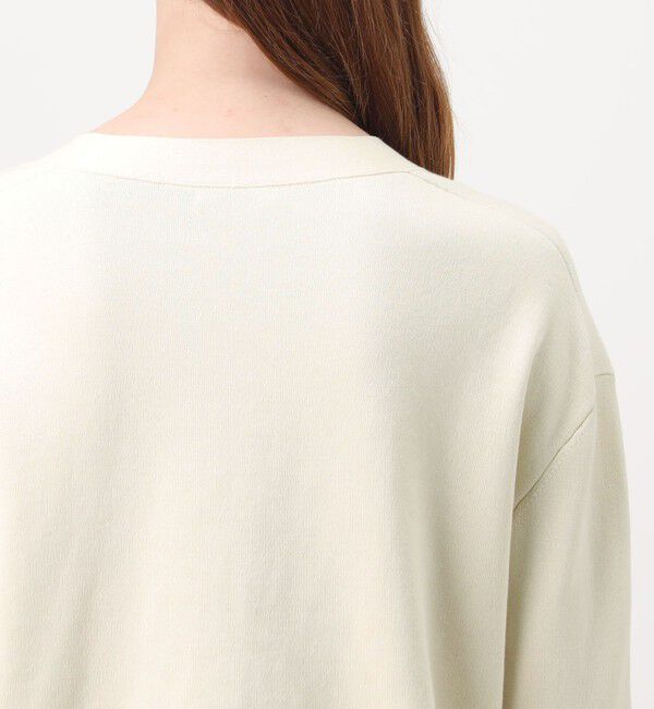 Edition「ELS cotton Vネックカーディガン」|カーディガン|