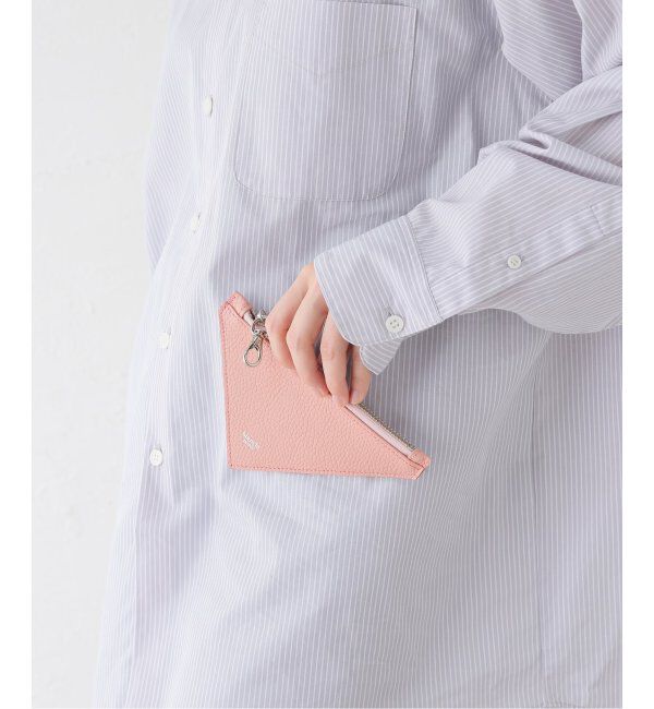  「【blancle/ ブランクレ】T.LETHER TRIANGLE POUCH」|ポーチ|