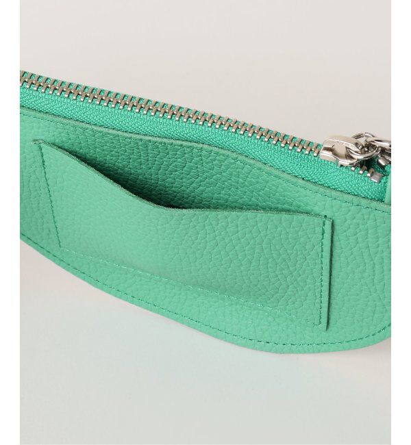  「【blancle/ ブランクレ】T.LETHER SEMI CIRCLE POUCH」|ポーチ|