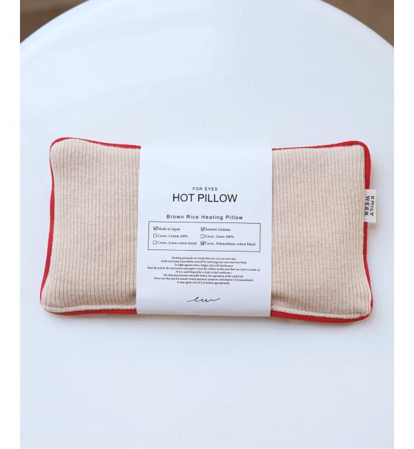 EMILYWEEK「《追加/別注》【COCOFA/ココファ】玄米カイロ 目元用（パイピング）」|コスメ雑貨|ベージュ