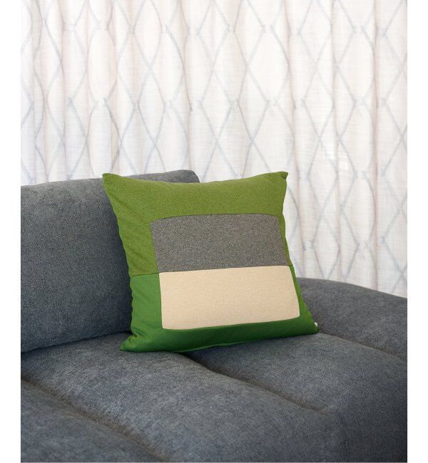 journal standard Furniture「COLOR PATCH CUSHION　クッションカバー 45cm」|クッション・クッションカバー|グリーン