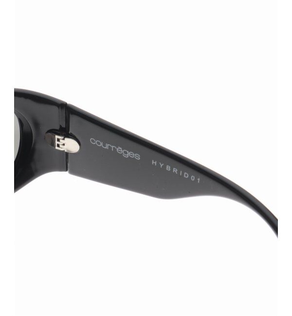 EYETHINK「【COURREGES / クレージュ】HYBRID 01 SUNGLASSES black」|サングラス|