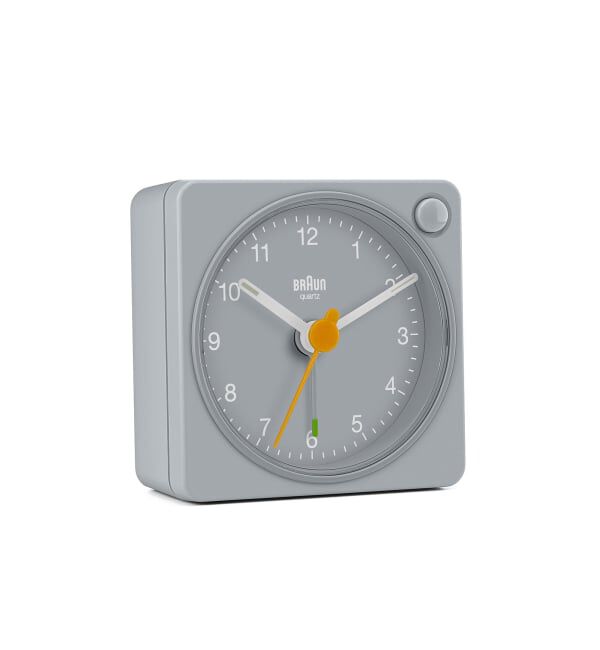 HIROB「BRAUN ALARM CLOCK GRAY BC02XG」|クロック・置時計|