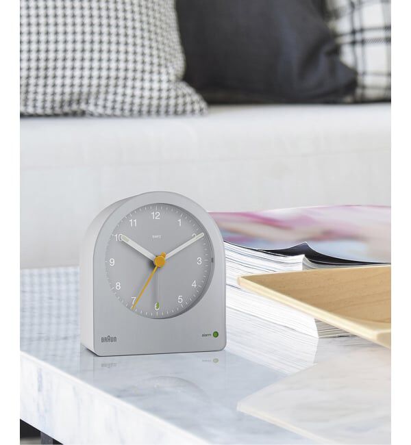 HIROB「BRAUN ALARM CLOCK GRAY BC22G」|クロック・置時計|グレーB