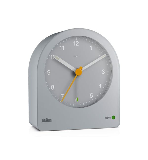 HIROB「BRAUN ALARM CLOCK GRAY BC22G」|クロック・置時計|