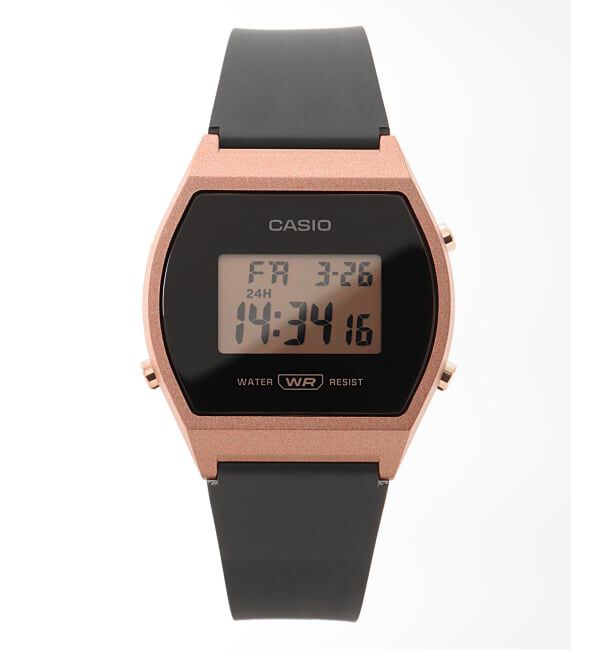 HIROB「Web限定 CASIO LW-204-1AJF Pink & Black」|腕時計|