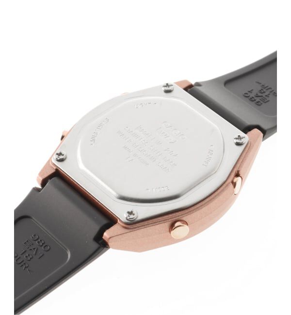 HIROB「Web限定 CASIO LW-204-1AJF Pink & Black」|腕時計|