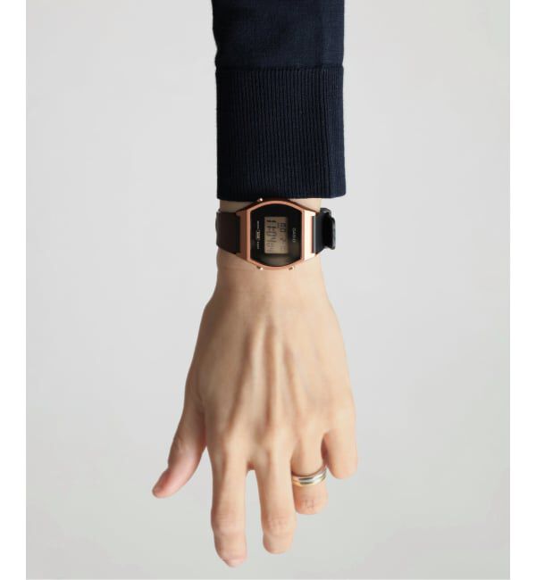 HIROB「Web限定 CASIO LW-204-1AJF Pink & Black」|腕時計|