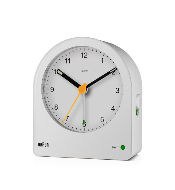 HIROB「BRAUN ALARM CLOCK WHITE BC22W」|クロック・置時計|