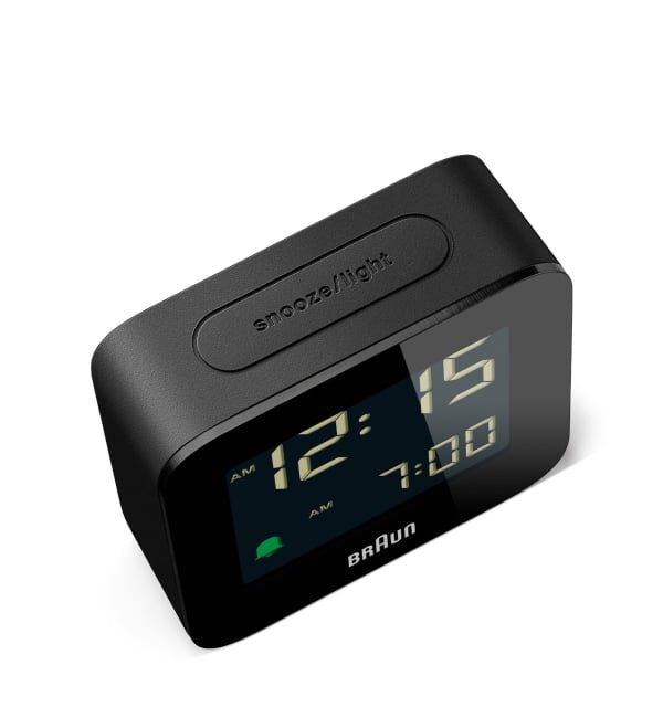HIROB「BRAUN DIGITAL ALARM CLOCK BLACK BC08B」|クロック・置時計|