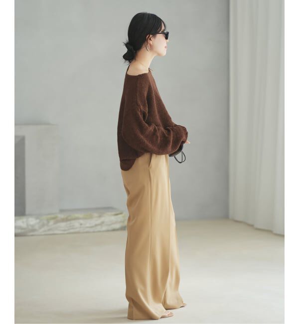 Plage「《追加》linen mix loose プルオーバー」|ニット・セーター|