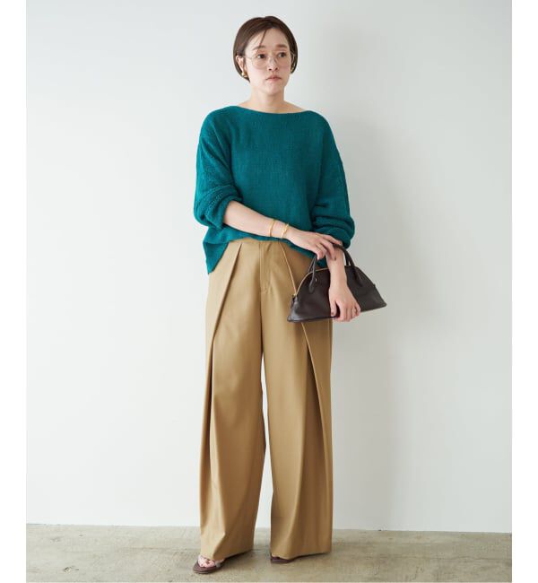 Plage「《追加》linen mix loose プルオーバー」|ニット・セーター|