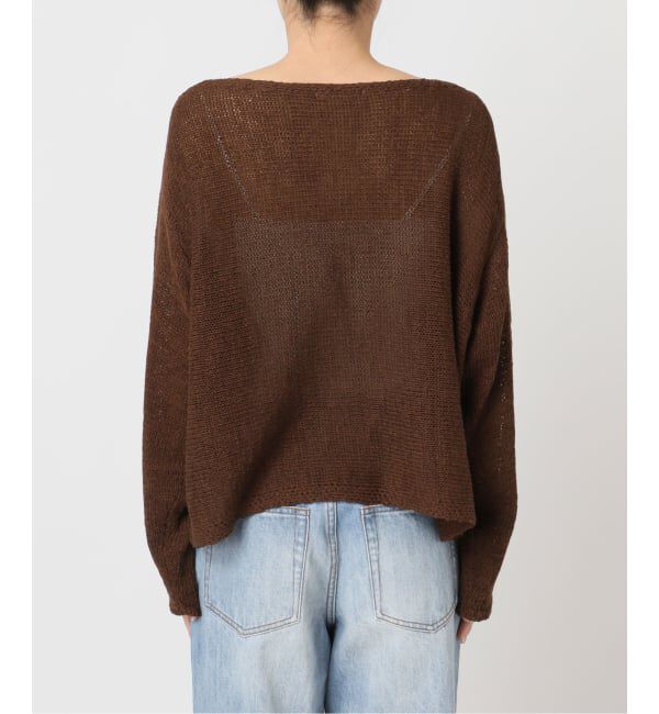Plage「《追加》linen mix loose プルオーバー」|ニット・セーター|