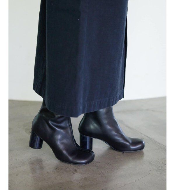 SLOBE IENA「《追加》SLOBE スクエアトゥショートブーツ」|ショートブーツ|