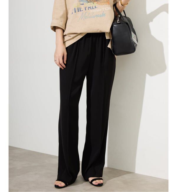 SLOBE IENA「《4サイズ展開》ピンタックセミフレアパンツ」|その他|