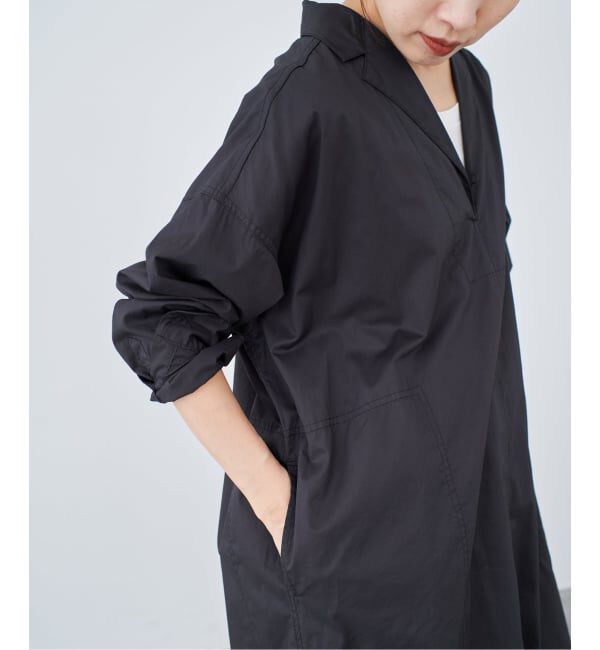 IENA「《WEB限定/追加》ハイカウントツイルシャツワンピース」|ワンピース|