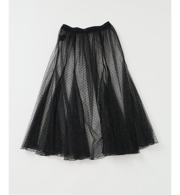 IENA「ドットラメチュールスカート」|スカート|