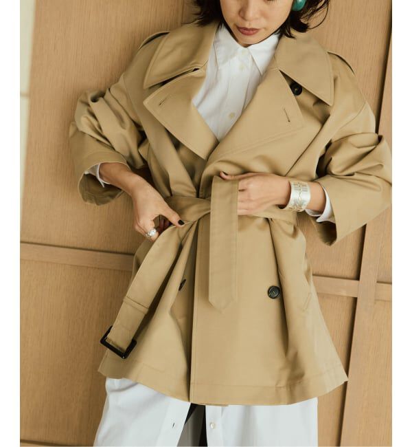 VERMEIL par iena「ショート トレンチコート」|トレンチコート|