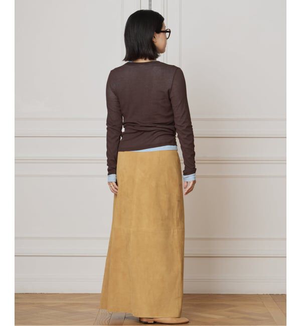 IENA LA BOUCLE「《追加》IENA LA BOUCLE 水撚りガスフライスクルーロングTシャツ」|Tシャツ・カットソー|