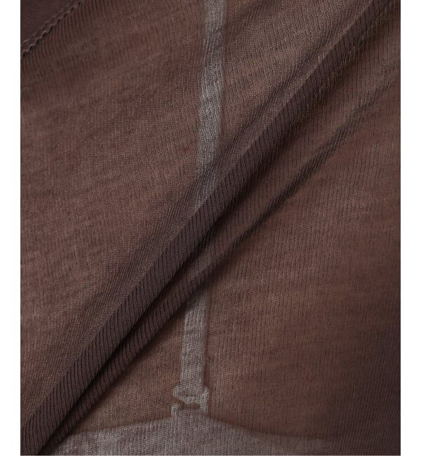 IENA LA BOUCLE「《追加》IENA LA BOUCLE 水撚りガスフライスクルーロングTシャツ」|Tシャツ・カットソー|