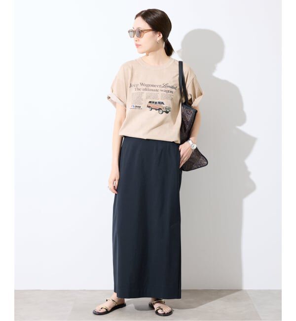 SLOBE IENA「《シリーズあり》リネンmixストレッチタイトスカート」|スカート|