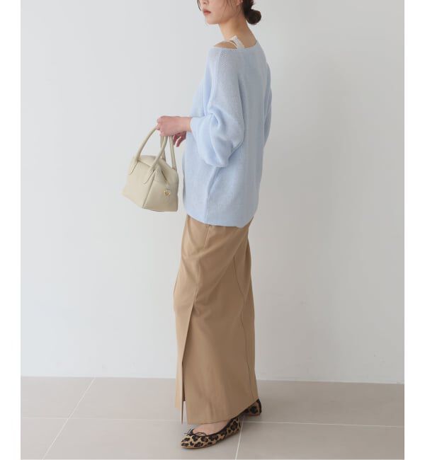 SLOBE IENA「《シリーズあり》リネンmixストレッチタイトスカート」|スカート|