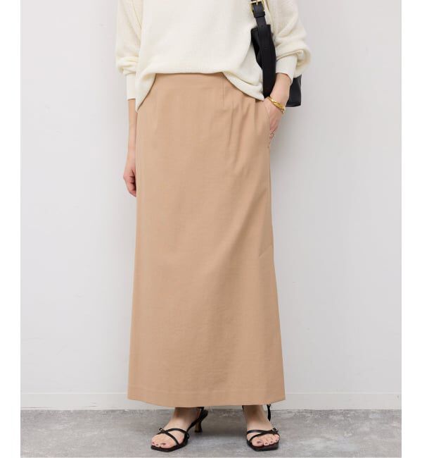 SLOBE IENA「《シリーズあり》リネンmixストレッチタイトスカート」|スカート|