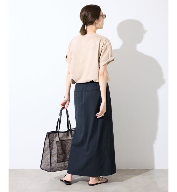 SLOBE IENA「《シリーズあり》リネンmixストレッチタイトスカート」|スカート|