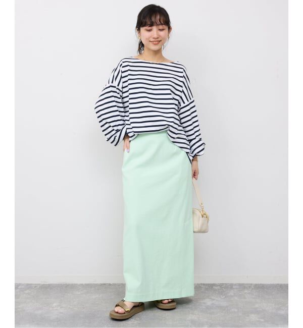 SLOBE IENA「《シリーズあり》リネンmixストレッチタイトスカート」|スカート|