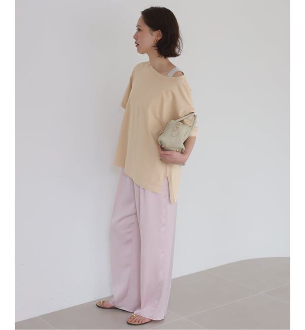 SLOBE IENA「《2枚セット》HANES/ヘインズ SLOBE別注 2STYLES PACK TEE」|Tシャツ・カットソー|