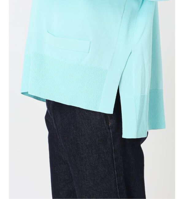 SLOBE IENA「《接触冷感/UV機能/WEB限定/追加》FROSTYCOTTON Vネックカーディガン」|カーディガン|