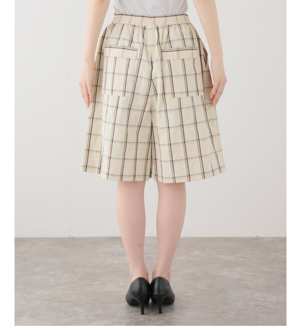 IENA LA BOUCLE「IENA LA BOUCLE P/Lチェックハーフパンツ」|その他|