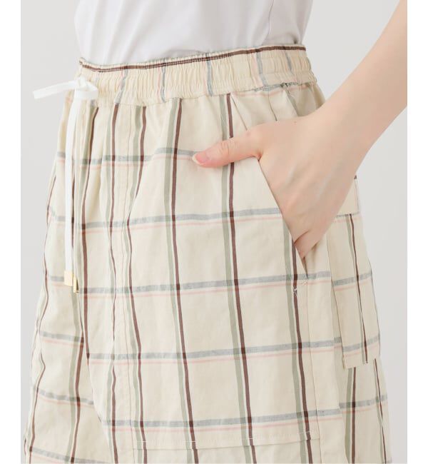 IENA LA BOUCLE「IENA LA BOUCLE P/Lチェックハーフパンツ」|その他|