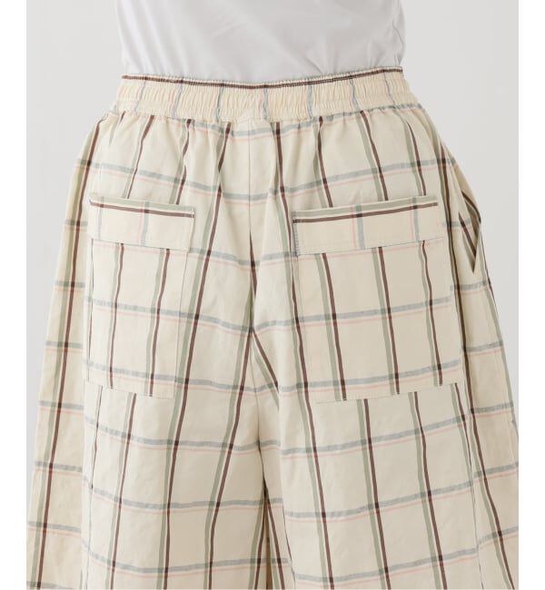 IENA LA BOUCLE「IENA LA BOUCLE P/Lチェックハーフパンツ」|その他|
