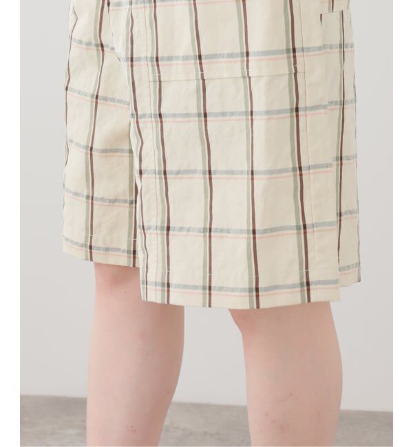 IENA LA BOUCLE「IENA LA BOUCLE P/Lチェックハーフパンツ」|その他|