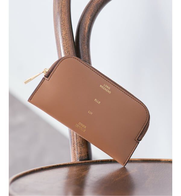 VERMEIL par iena「ORSETTO オルセット フラグメントケース W155 H85mm」|財布|キャメル