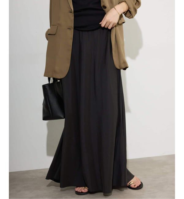 SLOBE IENA「《3サイズ展開/シリーズあり/追加2予約》フィブリルマーメイドフレアスカート」|スカート|