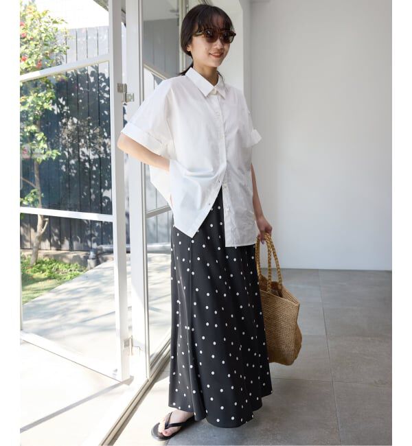 SLOBE IENA「《3サイズ展開/シリーズあり/追加2予約》フィブリルマーメイドフレアスカート」|スカート|