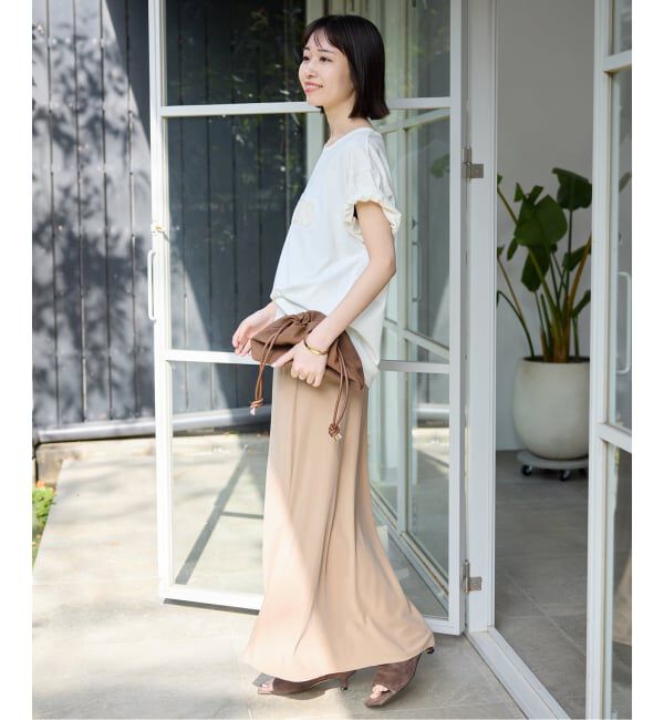 SLOBE IENA「《3サイズ展開/シリーズあり/追加2予約》フィブリルマーメイドフレアスカート」|スカート|