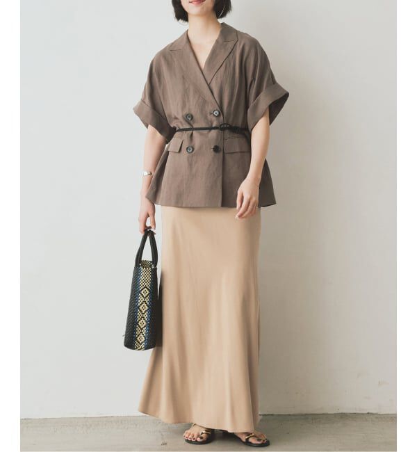 SLOBE IENA「《3サイズ展開/シリーズあり/追加2予約》フィブリルマーメイドフレアスカート」|スカート|