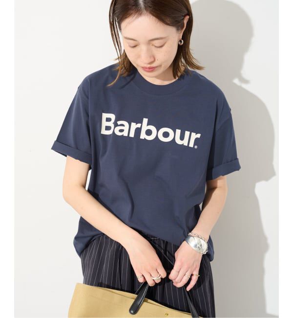 SLOBE IENA「《予約》Barbour/バブアー PENSFORD OS T-SHIRT LOGO  TEE2」|Tシャツ・カットソー|